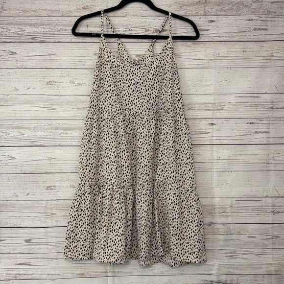 Wishlist Strappy Cheetah Print Dress with Pockets S/M - Picture 1 of 7